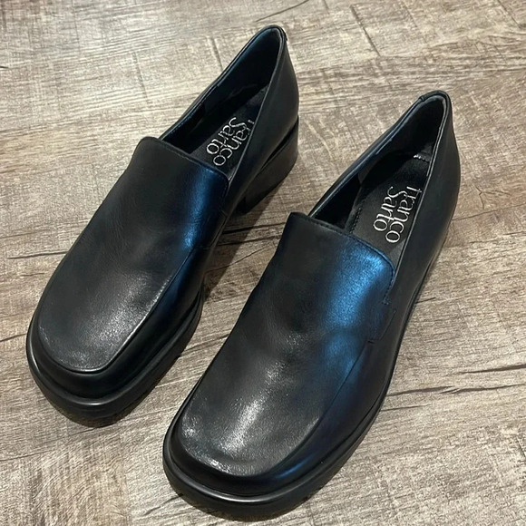 NWOB!! Franco Sarto - Bocca Leather Loafer - Black Leather - Size 6 - Picture 2 of 9